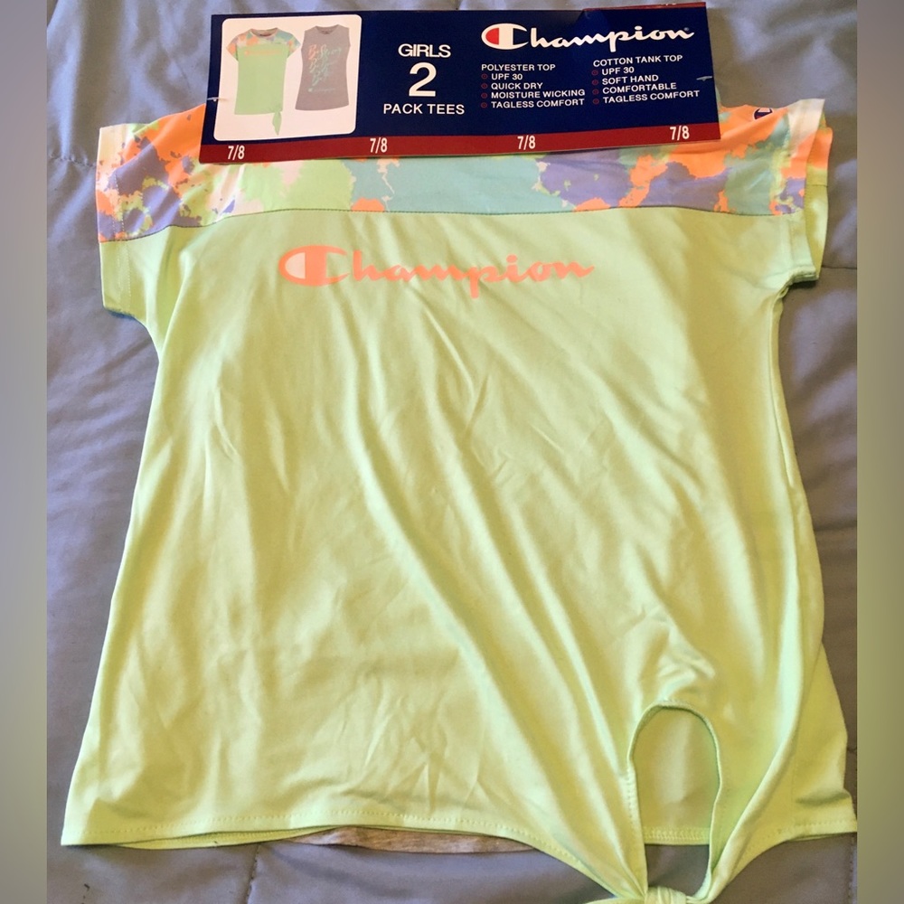 Champion 2-pack Girls Pastel Active Tops 7/8